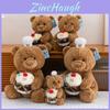 Cuter Teddy Bear Plush Toy With Cake Decoration For Kids Bedroom Decor And Snuggling