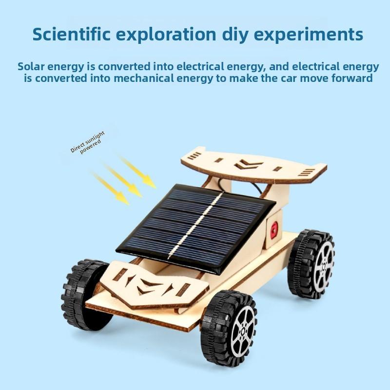 Science Diy Solar Car Kit For Students Educational Physics Toy For Handson Learning
