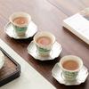 1 Pc Chinese Ceramic Teacup Meditation Cup Handmade Landscape Pattern Tea Bowl Porcelain Tea Cup Household Tea Set Accessories