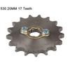 530 Chain 20mm 10 11 12 13 14 15 16 17 18 19 20 21 Teeth Front Engine Sprockets For 200 250cc Dirt Bike ATV Quad Buggy Motorbike