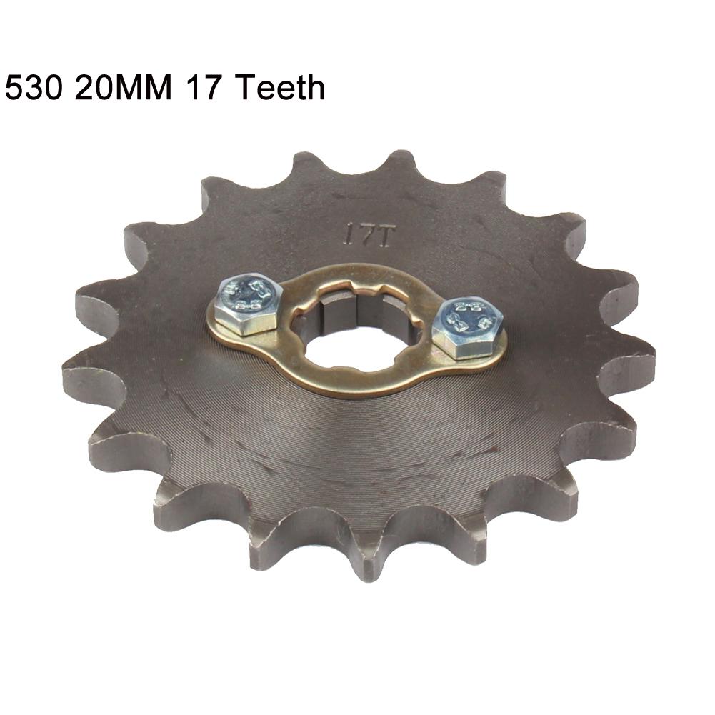 530 Chain 20mm 10 11 12 13 14 15 16 17 18 19 20 21 Teeth Front Engine Sprockets For 200 250cc Dirt Bike ATV Quad Buggy Motorbike