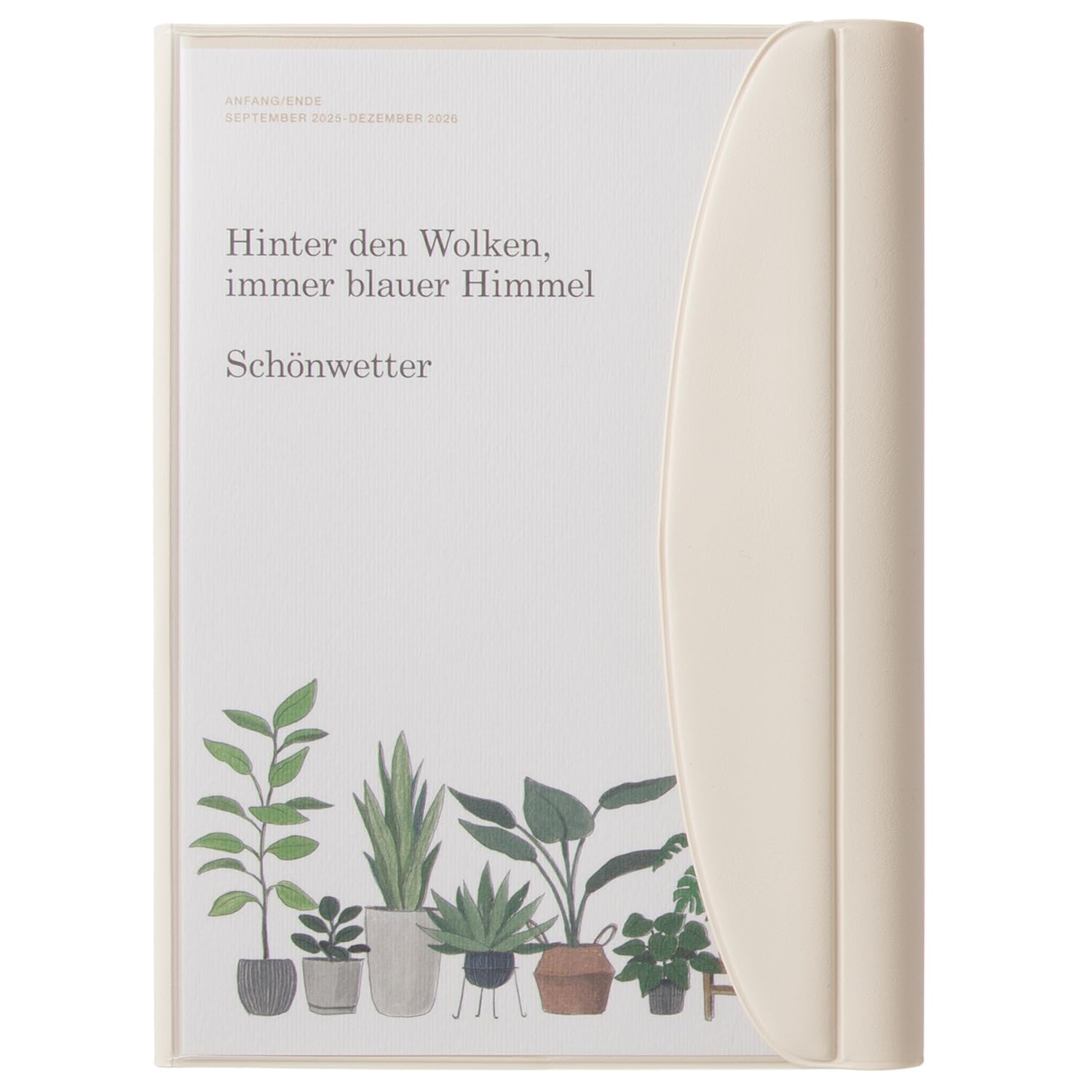

Лаконичный планер 2026 B6 Недельный карман с клапаном Слоновая кость Сентябрь LKS71-240IV (Начинается в 2025) слоновая кость