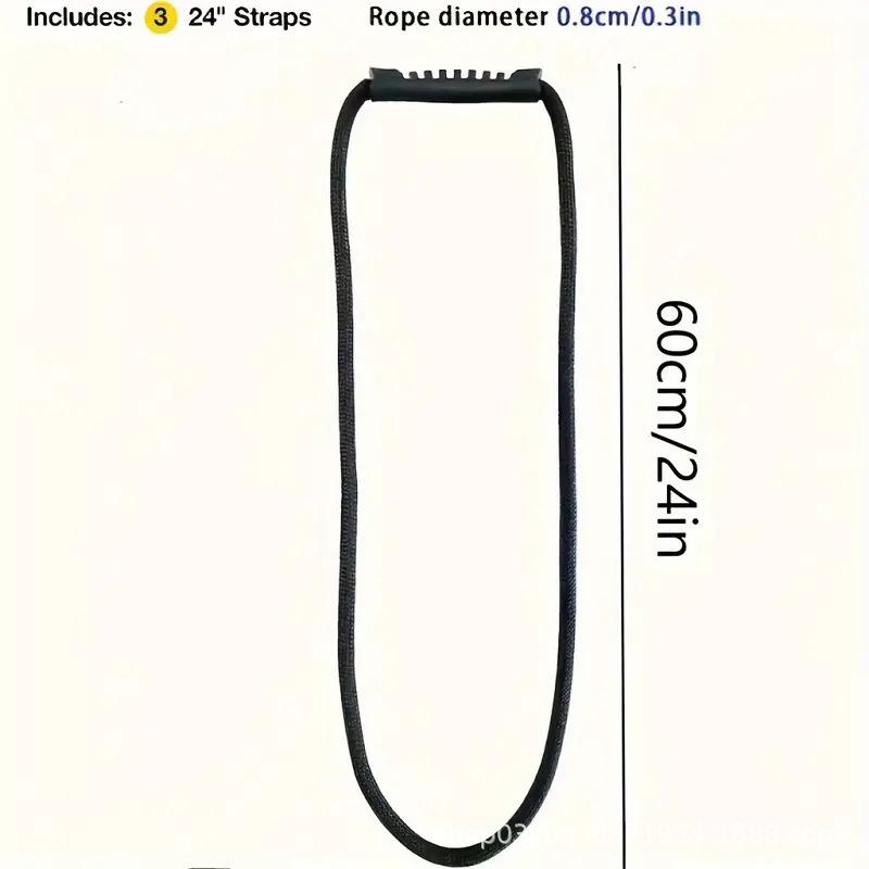 

Новый ремень для хранения, прочный шнур с липучкой, ремень для переноски, вешалка и органайзер с ручкой для шлангов для бассейна и садовых шлангов чёрный