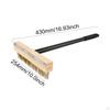 Long Pizza Oven Brush Aluminum Alloy Handle Grill Cleaner Barbecue Brushes for Campings