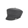 VARZAR Metal Tip Wool Sailor Cap Charcoal