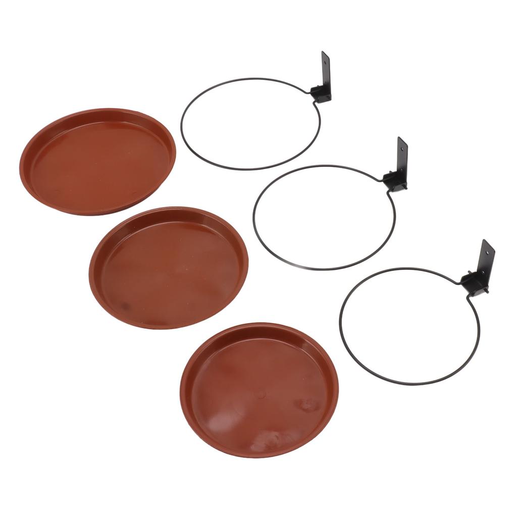 Tree Mounted Bird Feeder Tree Mounted Bird Bath Bowl with Heavy Duty Metal Ring for Backyard