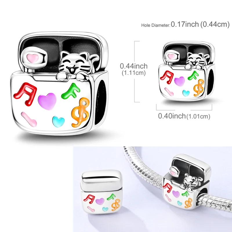 Měděné Krásné Barevné Přívěsky Korálek Zábavná Zvířátka Přívěsky Motýl Visící Vhodné na Originální Náramek Diy Šperky Dárek