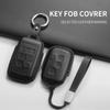 Car Key Case Cover Shell Fob For Jaguar Xel Xe Xf Xfl F-Pace F-Pype E-Pace Xj For Land Rover Pu Car Remote Keychain Accessories