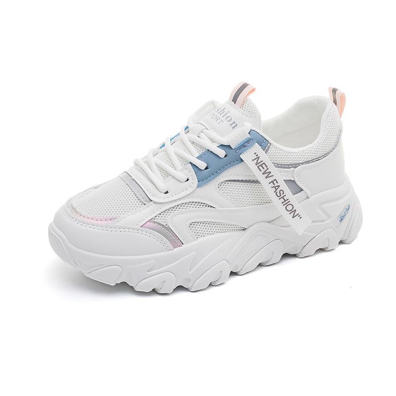 Dad Shoes Women's 2025 Spring New Thick-soled Heightening Versatile Sports Shoes Korean Version Ins Trendy Casual Shoes 7788