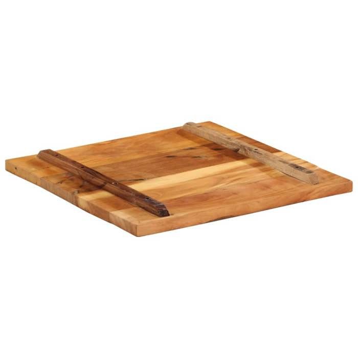 VidaXL Dessus de table carré 60x60 cm 25-27 mm Bois de récupération 286052