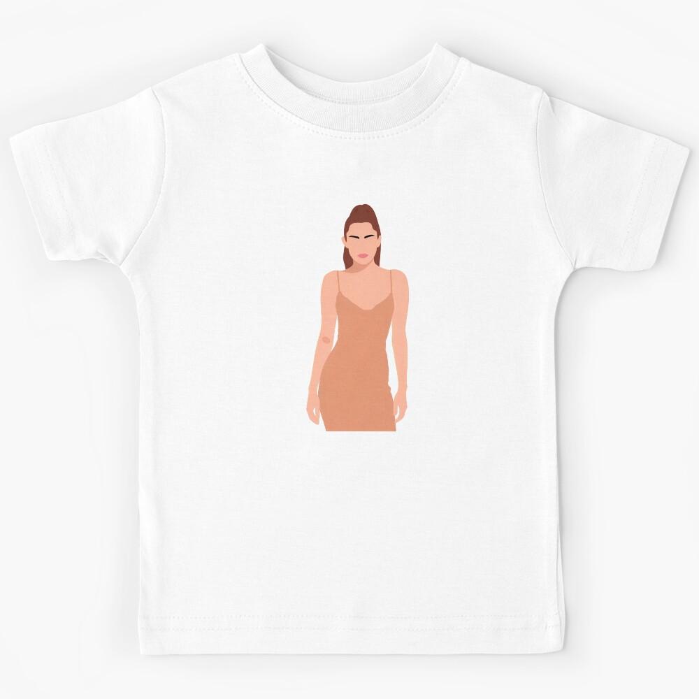 Miley Cyrus Lineless Illustration Kids T-Shirt 150
