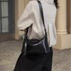 Top Layer Oil Wax Cowhide Bag Single Shoulder Diagonal Cross Dumplings Fashionable Texture High-end Large Capacity Versatile Commuting Ladies