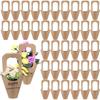 A74E-Krafts Paper Flower Gift Bags With Handles, Flower Shop
