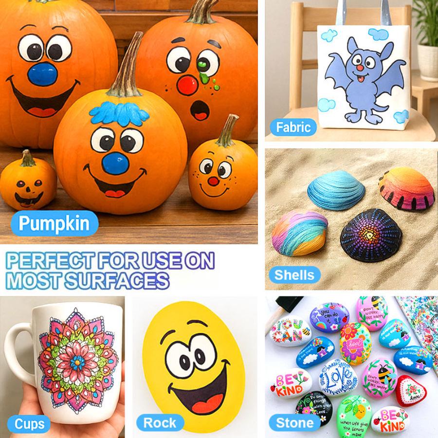 36-farbige wasserbasierte Marker mit doppelter Spitze für DIY und Kindergartenkunst.