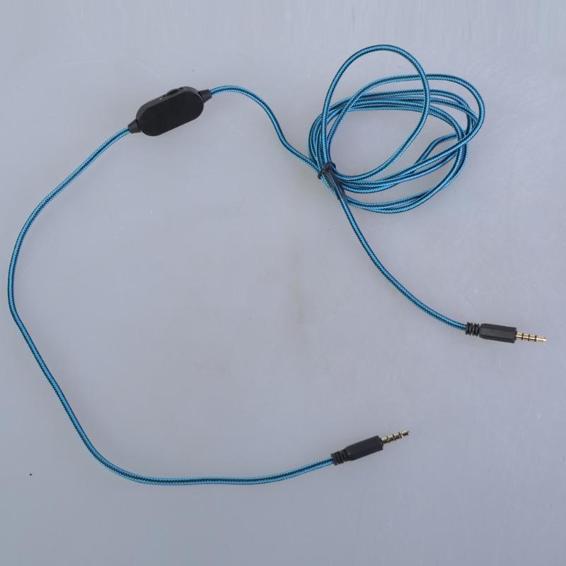 Detachable Gaming Headsets Cable for AW310H with Inline Mute and Volumes Control