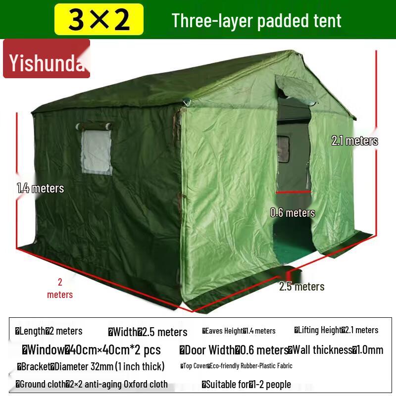 Heavy-Duty Outdoor Cotton Shelter Tent