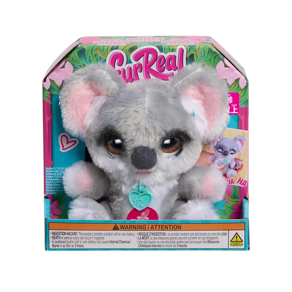 Hasbro FurReal Hugs Mini Koala, Electric Plush Toy, Electronic Pet, Interactive Pet, Suitable for Ages 12 Months and Up, G4326 (Authentic Product)