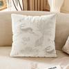 Plant flowerelk sofapillow cover living room cushion cover bed and breakfast decoration lunch break bay window square pillowcase