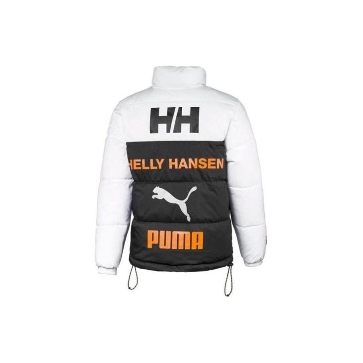 Puma X Colaborare Helly Hansen Jachetă Călduroasă Reversibilă din Bumbac cu Guler Înalt Unisex Îmbrăcăminte Exterioară Multicolor 597081-01