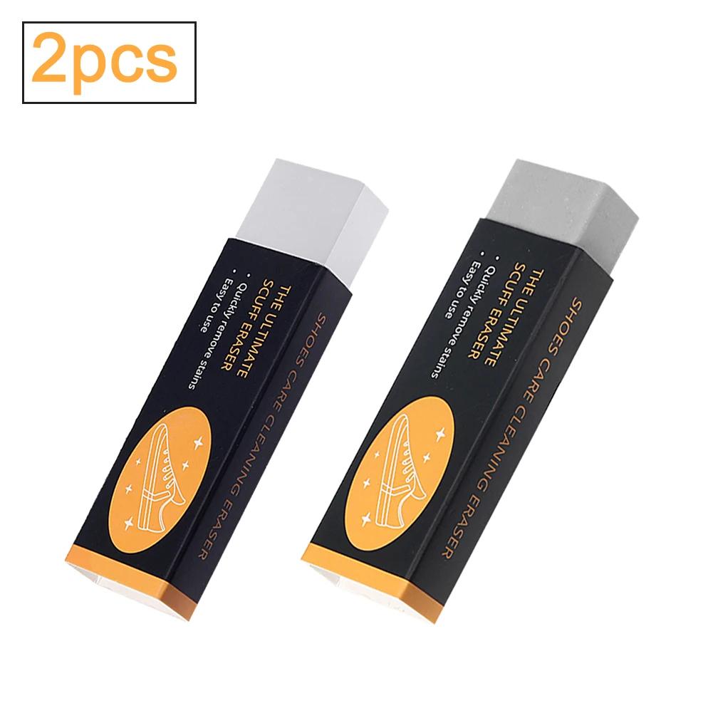 2/1Pcs Eraser Shoe Brush Cleaning Eraser for Suede Nubuck Leather Boot Clean Rubber Eraser Leather Cleaner Sneakers Care Tools