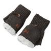 Woolen Cloth Flip Cover Gloves Thickened Mittens Gloves Fashion Winter Gloves  Outdoor Sports