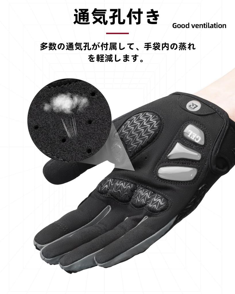 ROCKBROS Cycling and Full Shock Touchscreen Unisex for Men and Suitable for Road Mountain and Gloves, Summer, Spring, Autumn, Finger, SBR+GEL Padded,