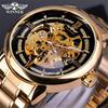 Winner Style Men'S Fashion Casual Hollow Mechanical Movement, Automatic Mechanical Watch