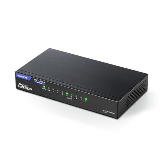 ELECOM Ethernet Switch EHC-LQ01-8
