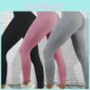 Damen-Leggings mit hohem Bund, Push-up-Effekt und elastischem Halt für Yoga, Fitness und Laufen