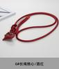 Leather messenger mobile phone lanyard love pendant long adjustable neck strap strong and durable gasket anti-lost women