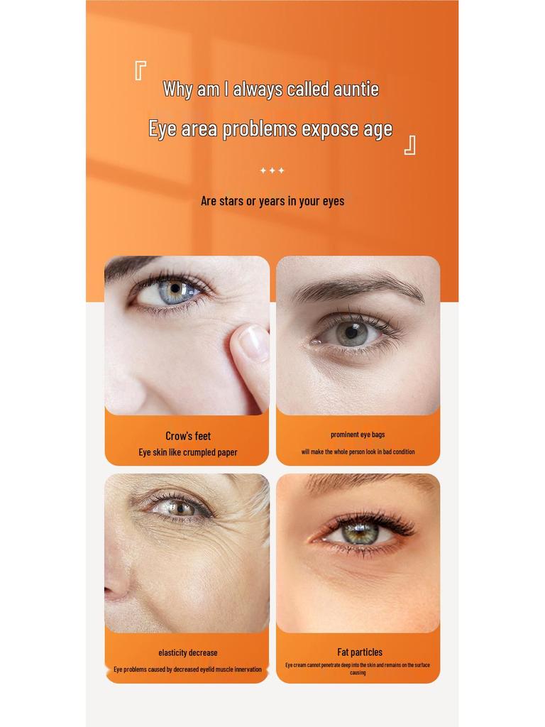 42°C Thermal Eye Massager with Vibration for Beauty and Eye Cream Absorption