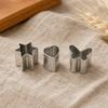 26pcs Digital Geometry Baking Mold Stainless Steel Number Pattern Mould  Polymer Clay Craft