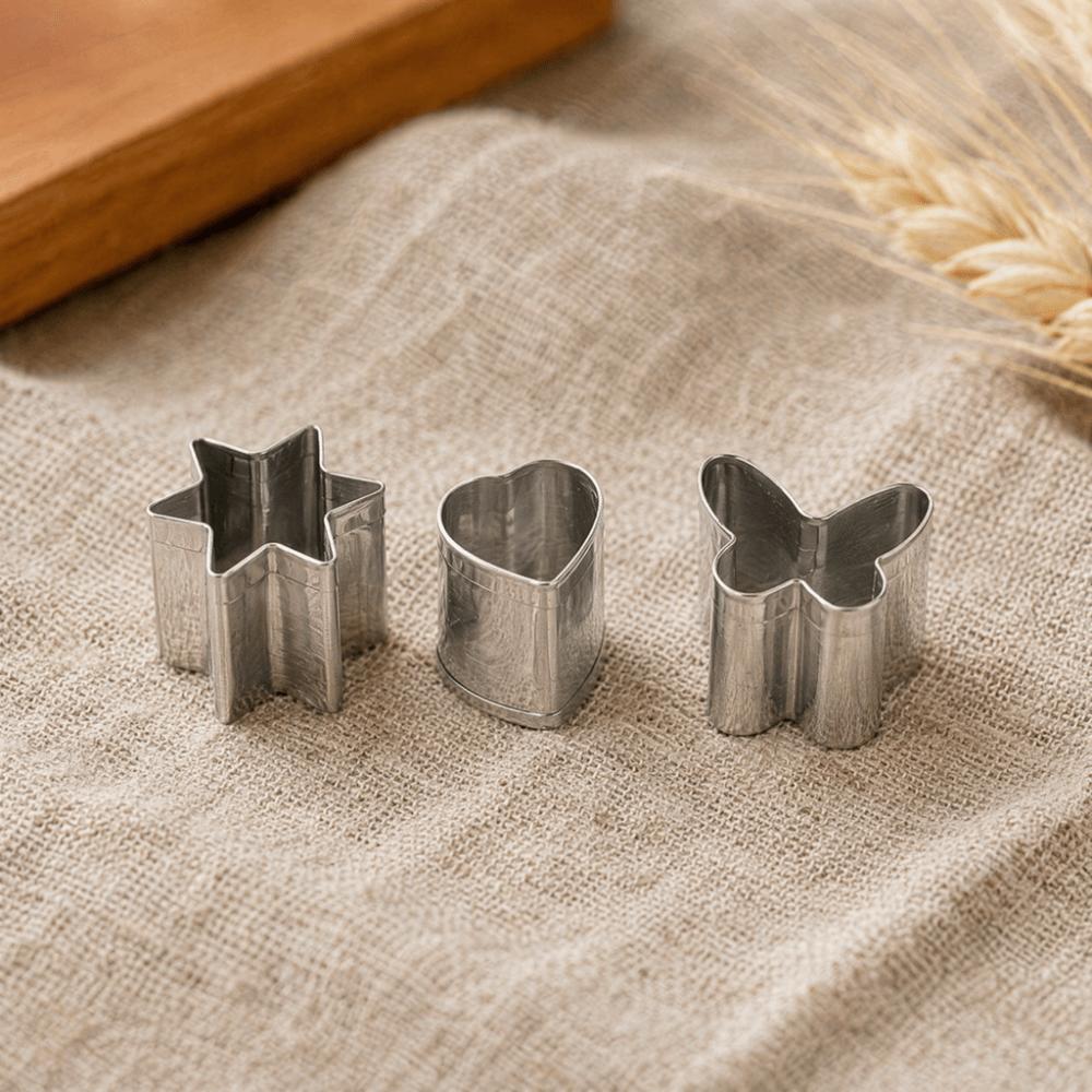 26pcs Digital Geometry Baking Mold Stainless Steel Number Pattern Mould Polymer Clay Craft