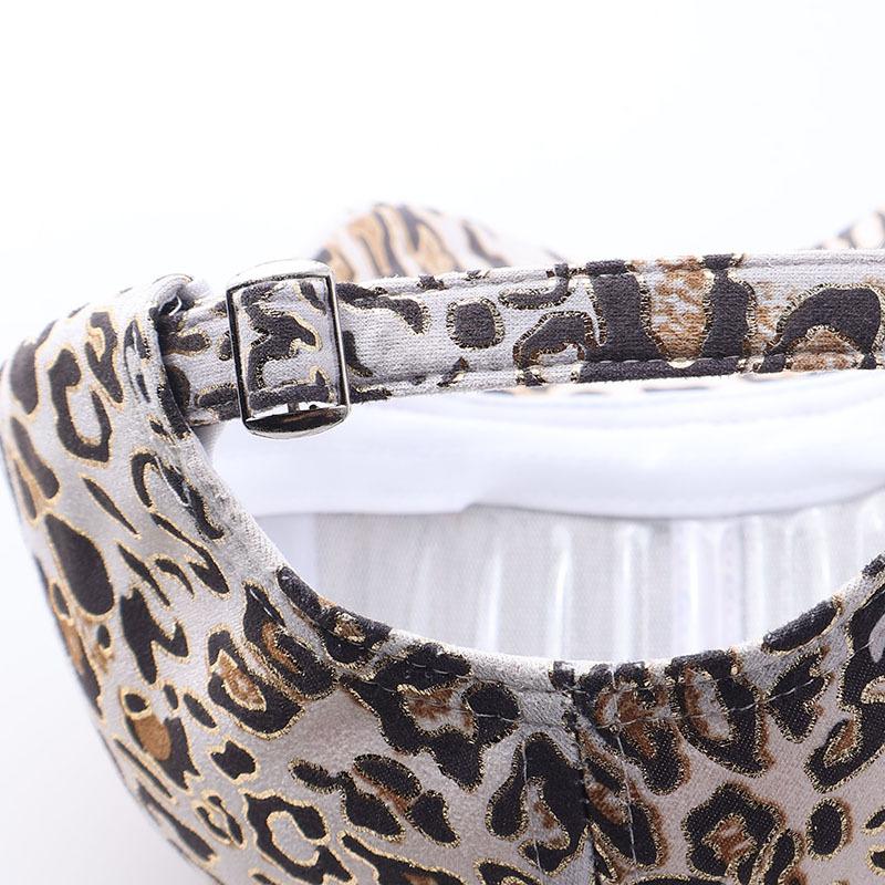 Autumn bronzing leopard print baseball cap European and American fashion curved brim sunshade cap