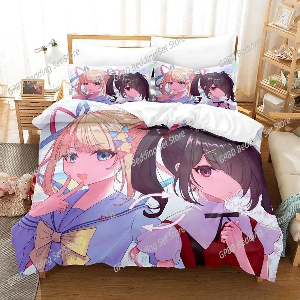 New 3D Print Anime Kawaii Girls NEEDY GIRL OVERDOSE Bedding Set Single Twin Double Queen King Cal King Size Bed Linen Set