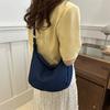 Bolso Cruzado de Lona de Moda, Bolso de Hombro Grande y Elegante para la Universidad y el Viaje Diario