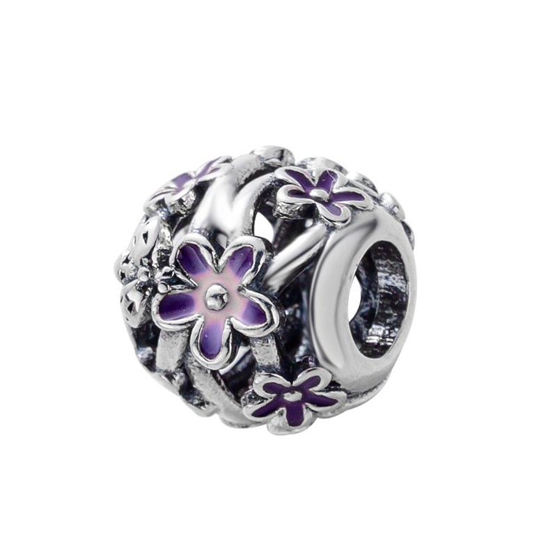 Original Charmscopper Flower Bouquet Sunflower Love Dangle Charm Bead Fit Diy Bracelet Trinket For Women Jewelry