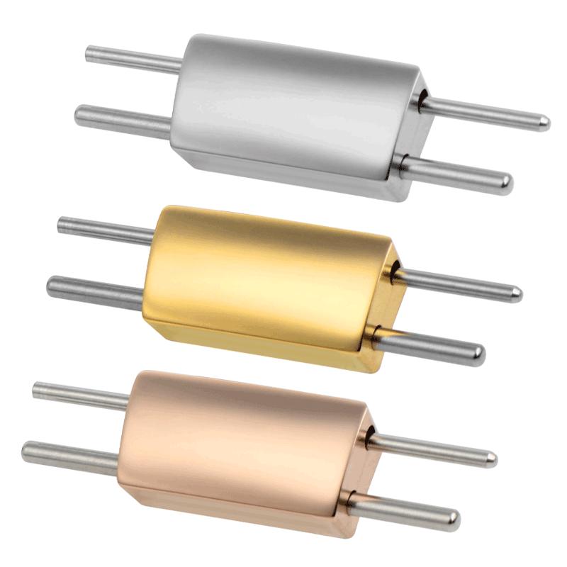 Metal interface For Patek Philippe Nautilus 5711 5712 Steel Watch Modified belt rubber Strap Steel Grain Head Grain Link Rod