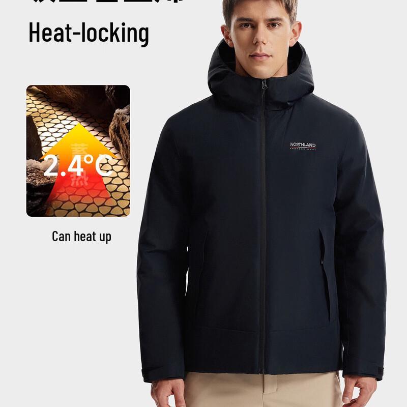 NORTHLAND 2025 Windproof Waterproof Fleece-Lined Antibacterial Mountaineering Jacket