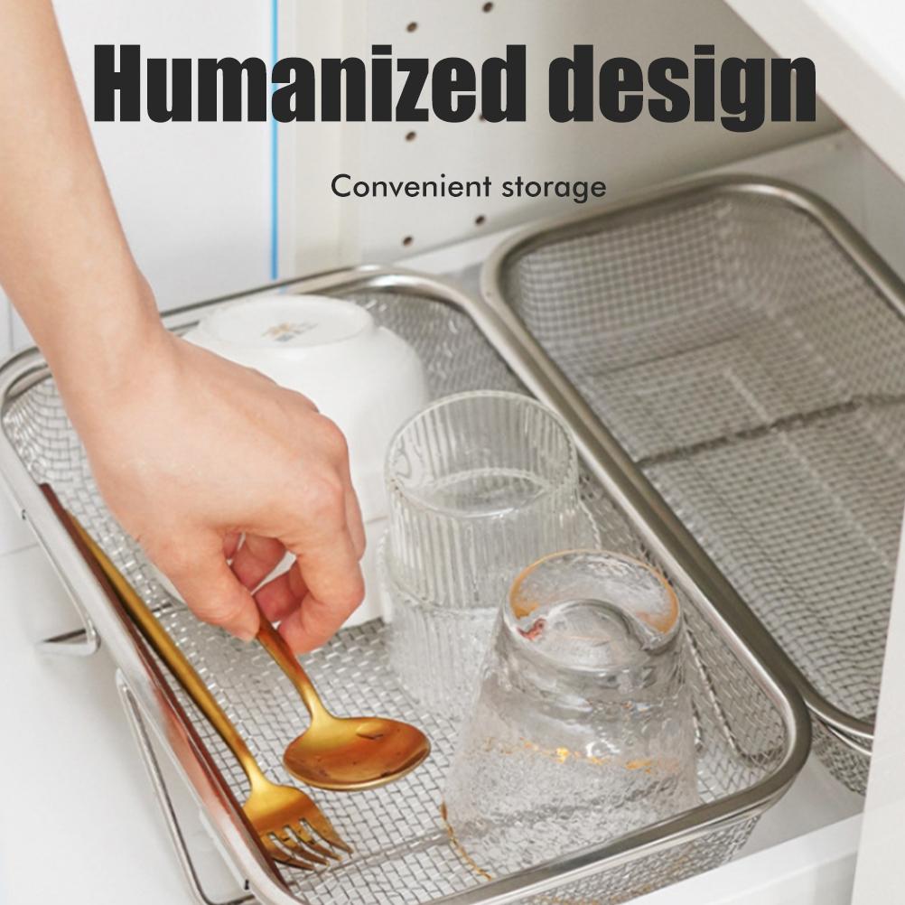 Über dem Spülbecken Abtropfsieb Edelstahl Ausziehbarer Siebkorb Abtropfsieb mit Feinmaschigem Netz für Küchenspüle Sieb Abfluss