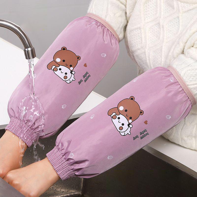 1 para rękawów ochronnych przeciw zabrudzeniom, wodoodporny, wzór z kreskówki, odporny na zabrudzenia, mankiety ochronne, rękawy na ręce odporne na brud