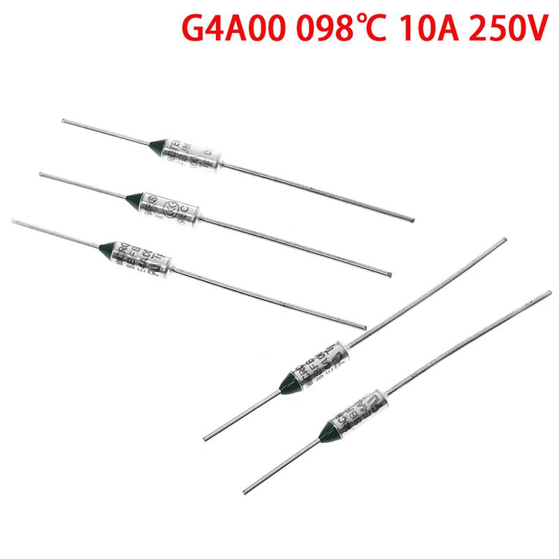 Buy 5Pcs Thermal Cutoffs Fuse G4A00 098C 098 98 10A 250V at affordable