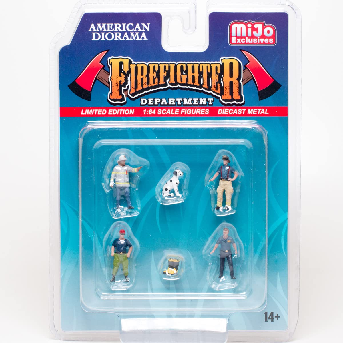 

Американская Диорама Масштабная Фигурка Пожарный II Набор 1/64 (Mijo Эксклюзив) AD-76482MJ [Б/у]