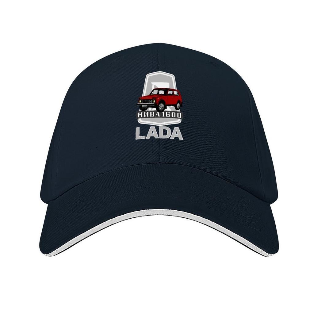 Lada Niva Logo (red On Black) Baseball Cap Sports Cap Rave Unique Hats Kids Hat For Women Unisexs