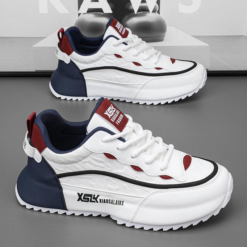 

Мужская модная спортивная повседневная универсальная легкая обувь кожаная удобная спортивная обувь для бега 44