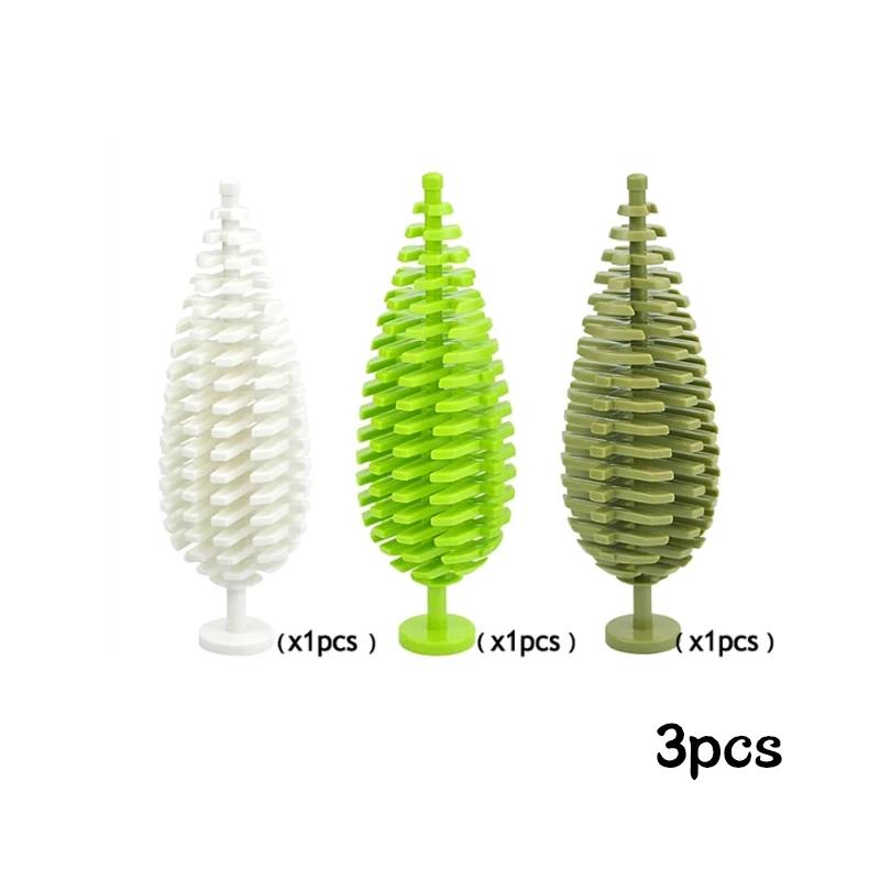 Non-Toxic Moc Building Blocks Plant Bush Tree Flower Grass Diy Buildingparts Creative Bricks 2417 2423 4727 6255 30176 33291 32607 Toys