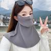 Unisex Uv Protection Outdoor Neck Wrap Cover Sports Sun Proof Bib Ice Silk Mask Face Cover Neck Wrap Cover Sunscreen Face Scarf
