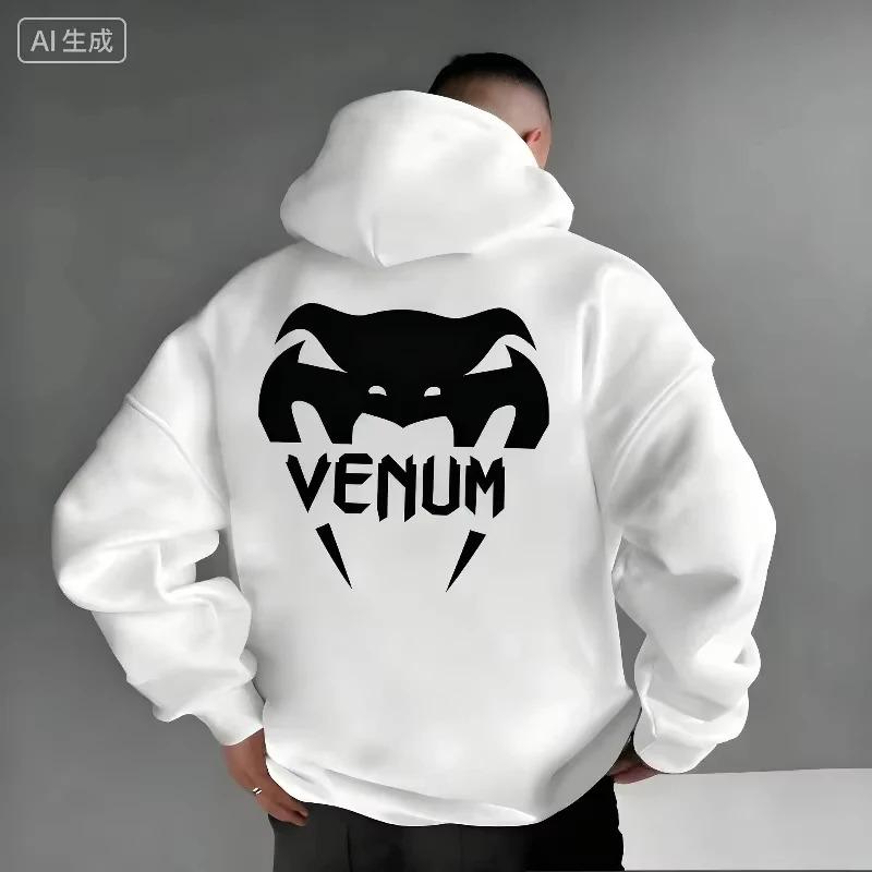 NEw NEw New! UFC Men's Boxing Sports Hoodie, Warm and Comfortable Casual Hoodie for Autumn and Winter, Fashionable