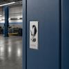 Brushed Flat Lock with Key Distribution Cabinet Door Lock Metering Lock  Distribution Box