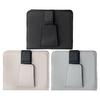 Pu Leather Car Sunshade Card Clip Sun Visor Organizer Multi-Pocket Holder Clip Panel Interior Sunglasses Storage Clip